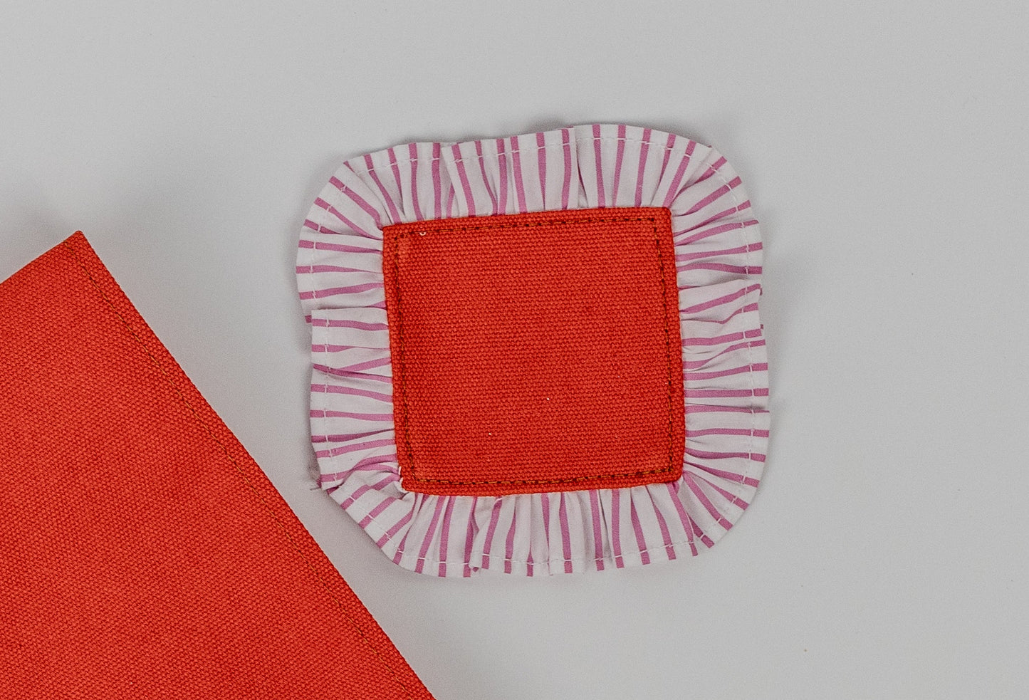 Ruffled Set: Grapefruit (Coaster)