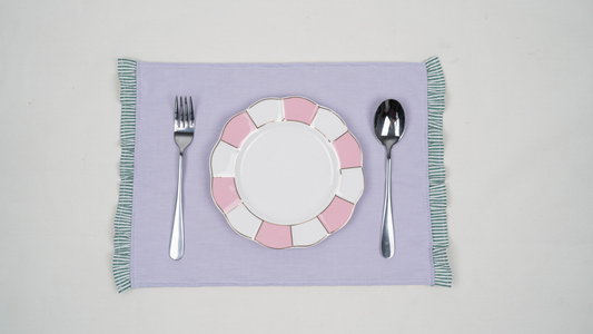 Ruffle Set: Taro (Placemat)