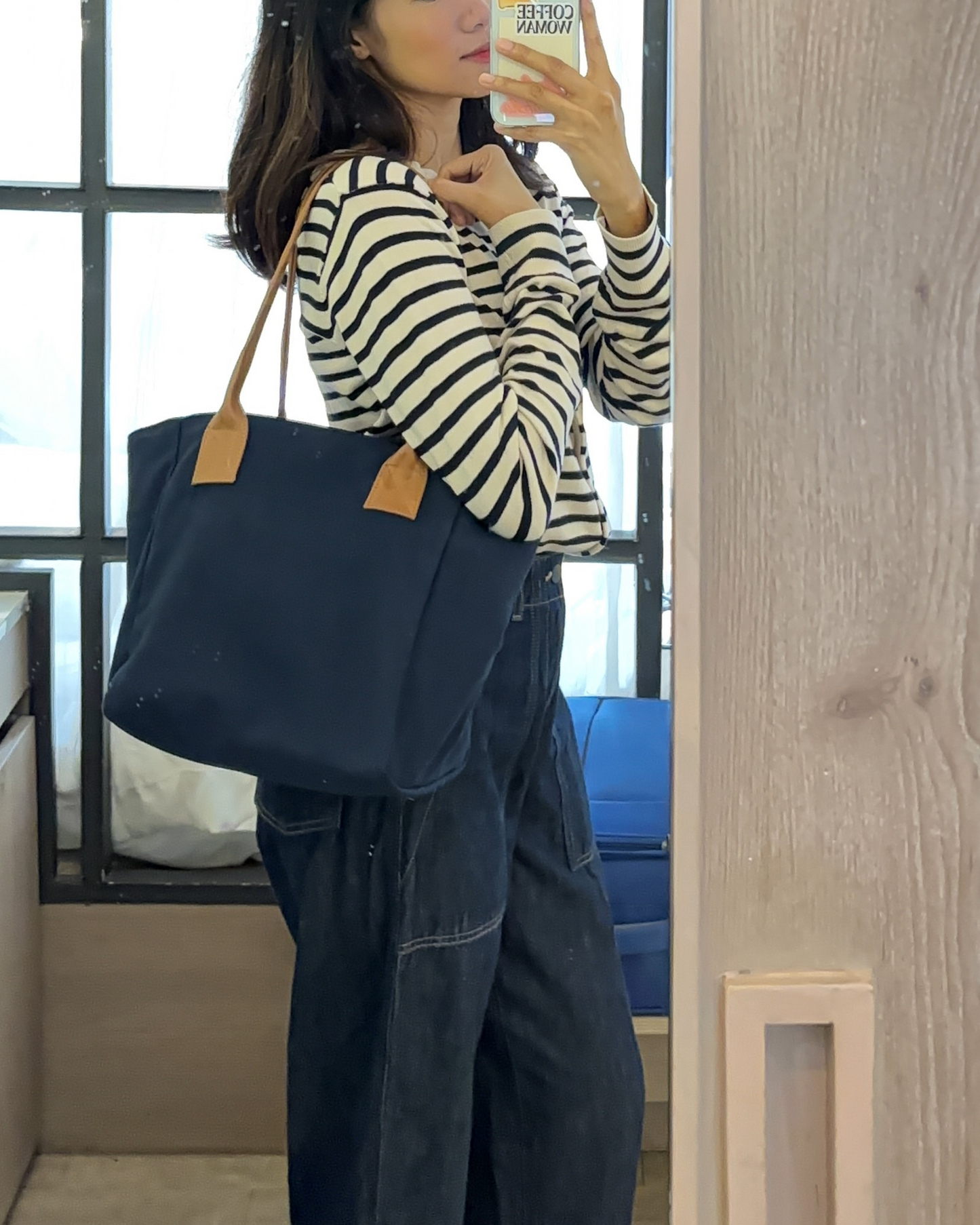 Onigiri Medium: Genuine Leather