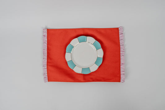Ruffled Set: Grapefruit (Placemat)