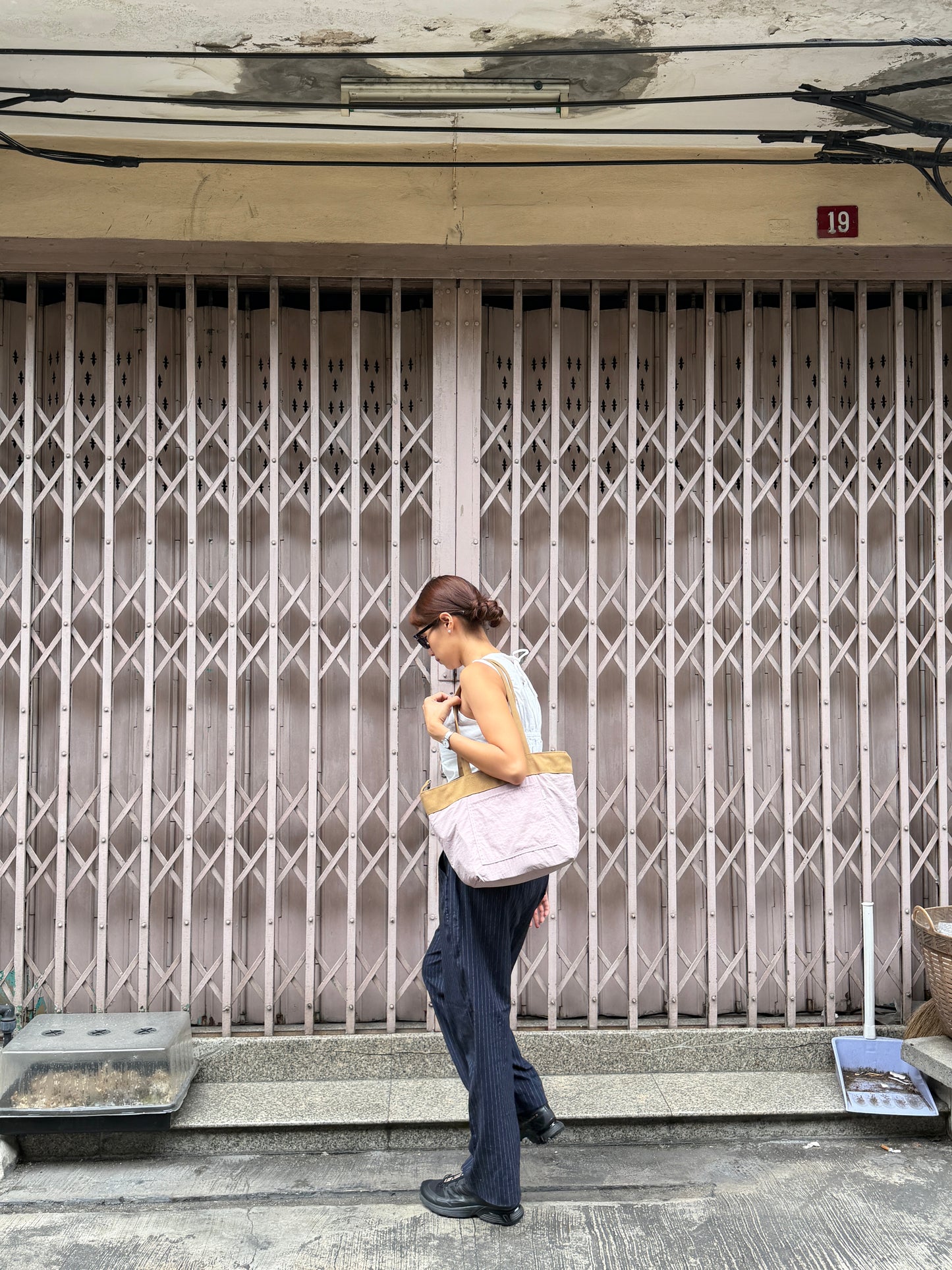 Onigiri Flip - Reversible (Navy/Khaki/Old Rose)