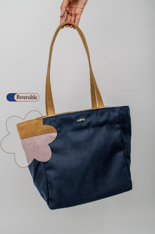 Onigiri Flip - Reversible (Navy/Khaki/Old Rose)